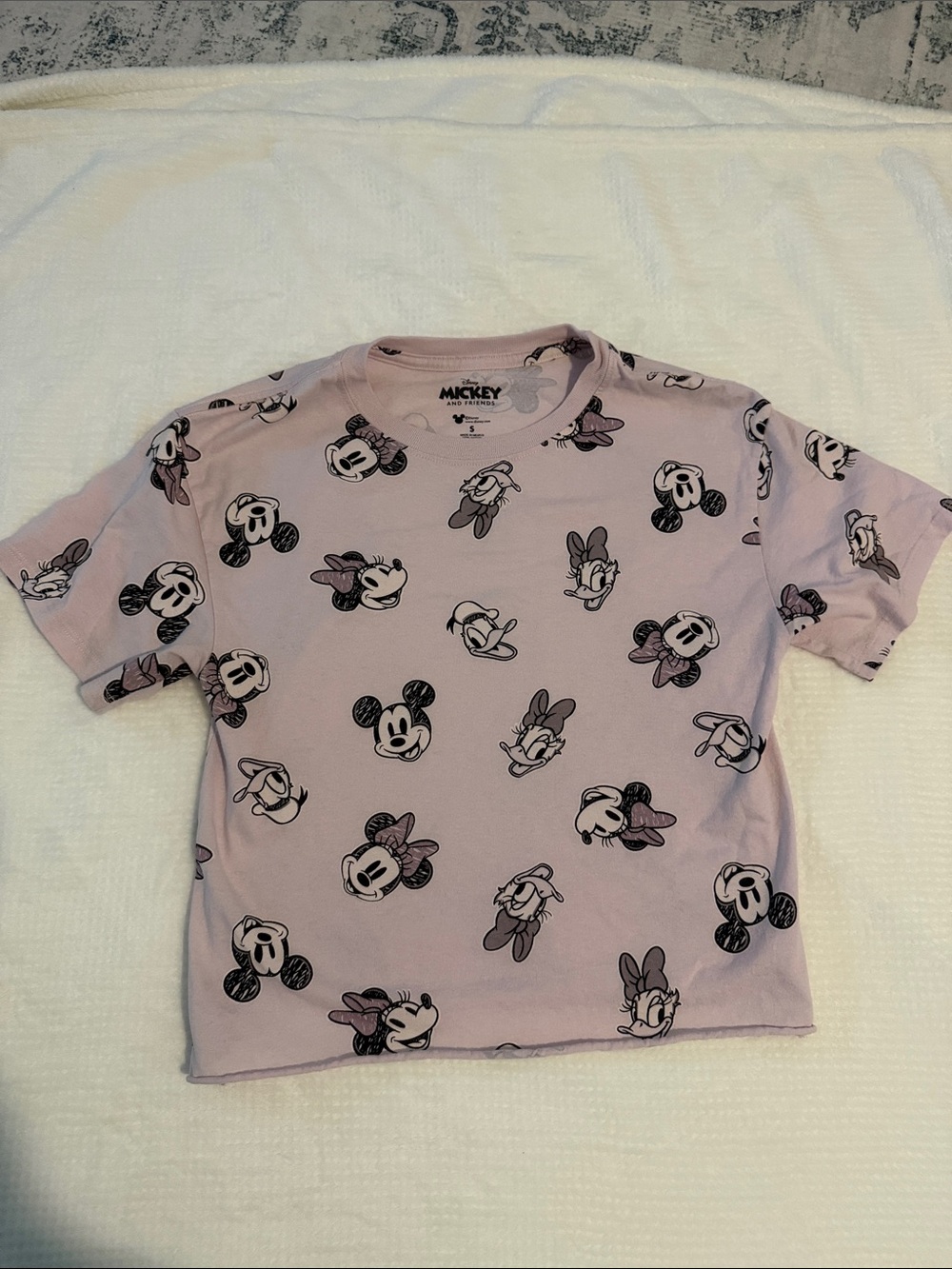 Disney Mickey & Friends Lavender Short Sleeve Tee